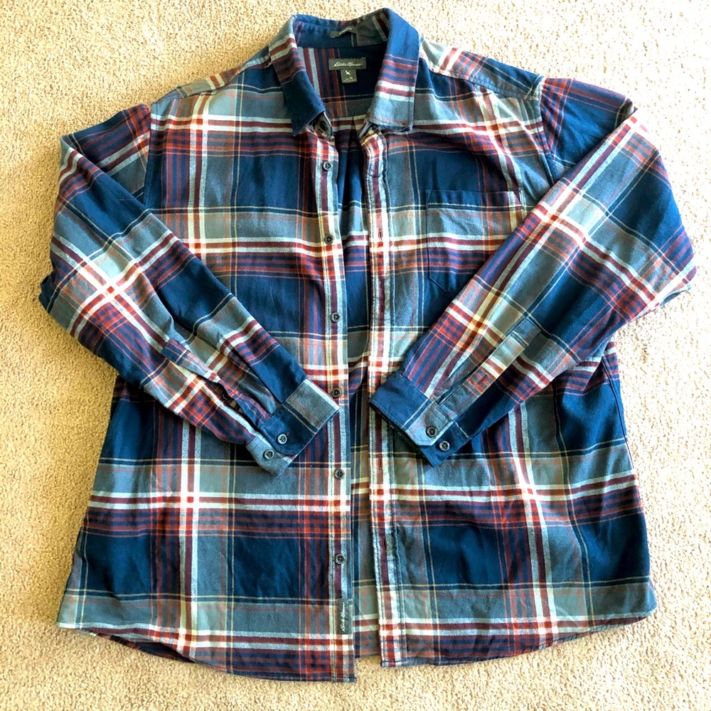 Eddie Bauer Men’s Favorite Flannel Relaxed Fit